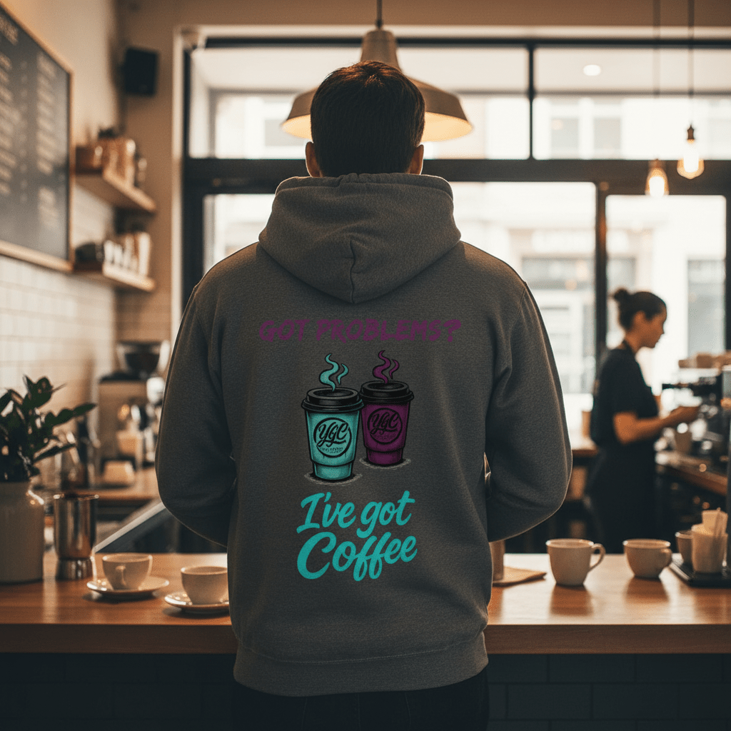 Coffee Fixes Everything - Heavy Blend hoodie - You Good? Clothing