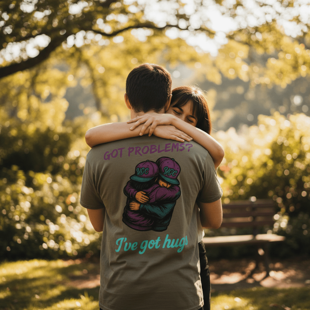 Hugs Fix Everything - Classic Print Tee - You Good? Clothing