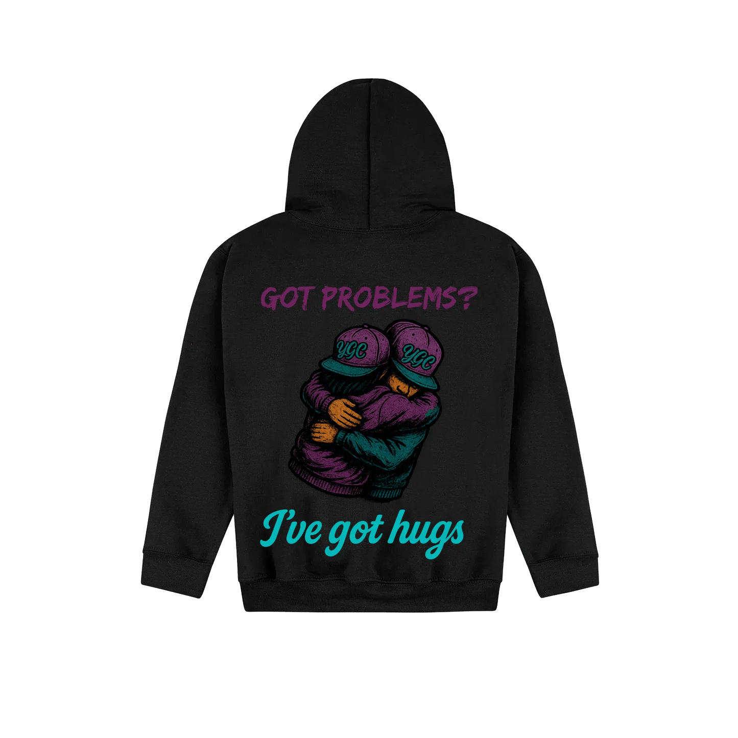Hugs Fix Everything - Heavy Blend Youth Hoodie - You Good? Clothing