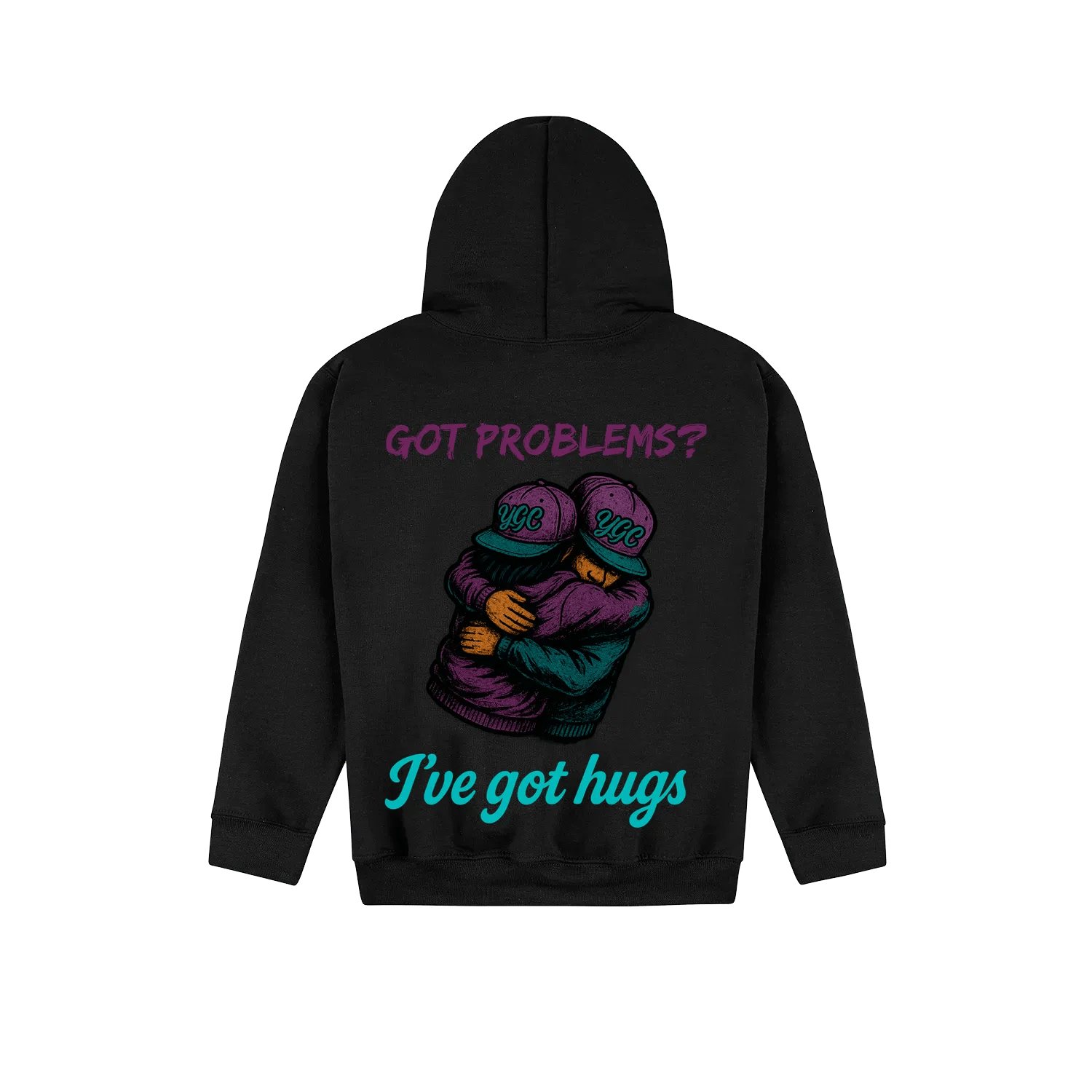 Hugs Fix Everything - Heavy Blend Youth Hoodie - You Good? Clothing