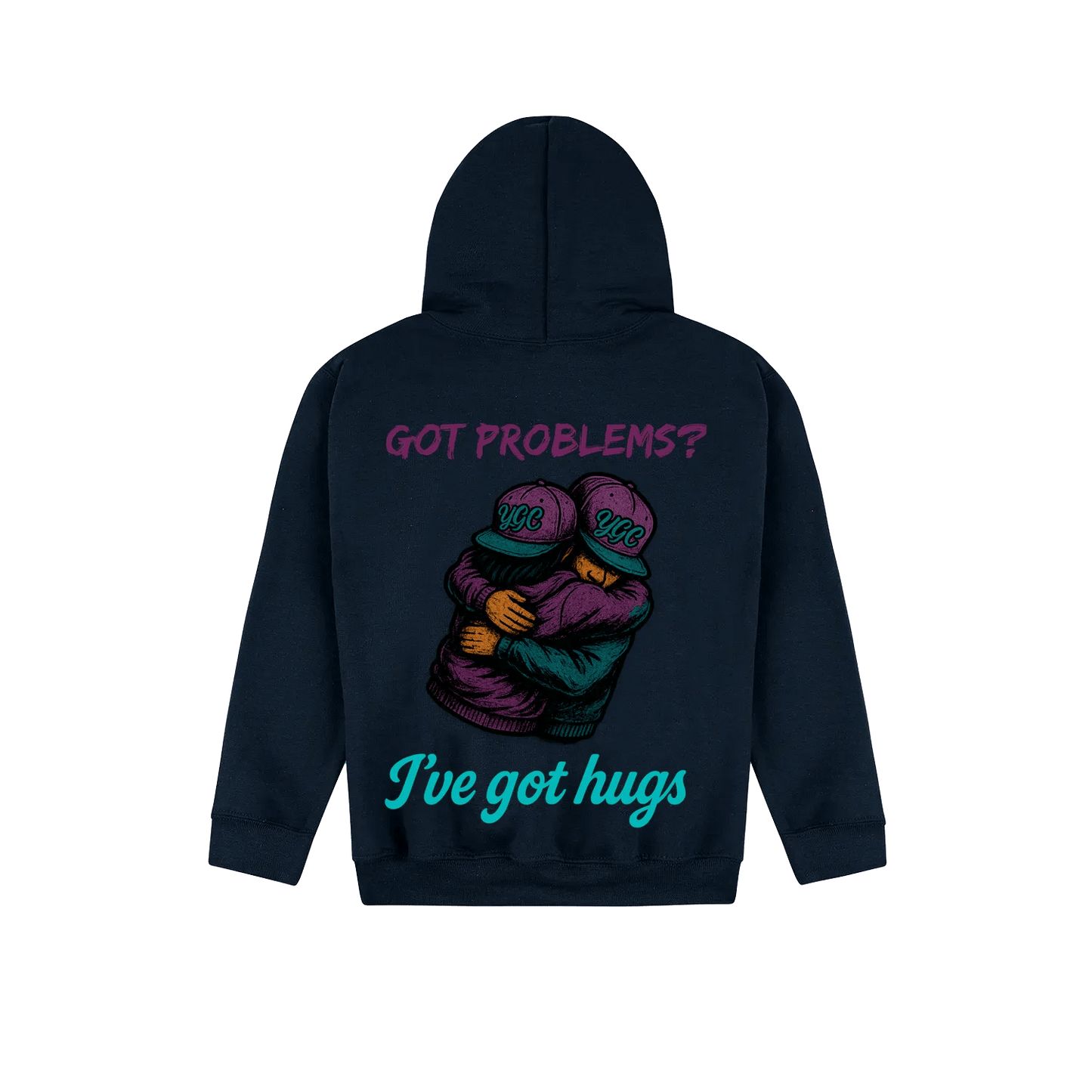 Hugs Fix Everything - Heavy Blend Youth Hoodie - You Good? Clothing