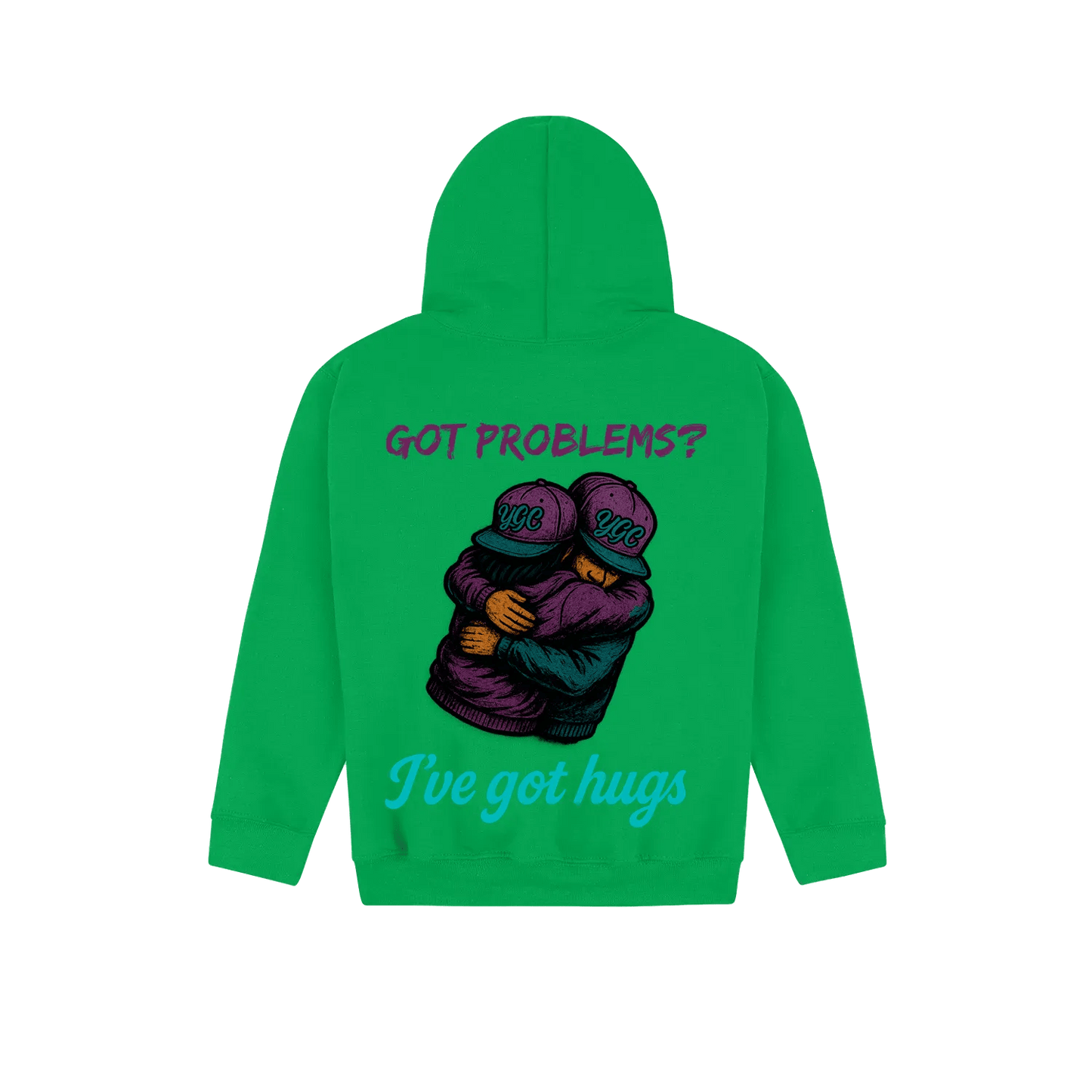 Hugs Fix Everything - Heavy Blend Youth Hoodie - You Good? Clothing