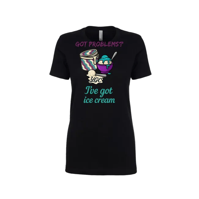 Ice Cream Fixes Everything - Boyfriend Tee - You Good? Clothing