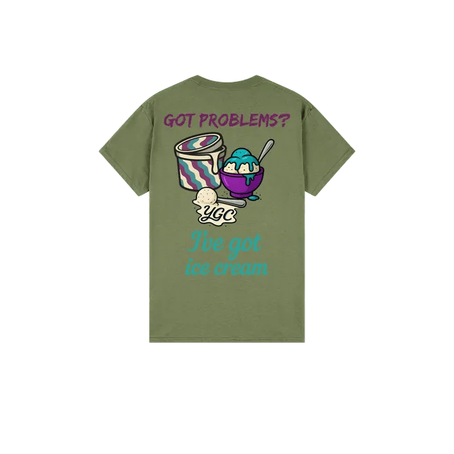 Ice Cream Fixes Everything - Classic Print Tee - You Good? Clothing
