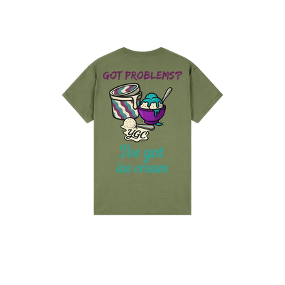 Ice Cream Fixes Everything - Classic Print Tee - You Good? Clothing