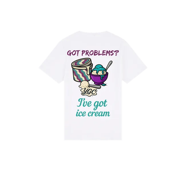 Ice Cream Fixes Everything - Classic Print Tee - You Good? Clothing