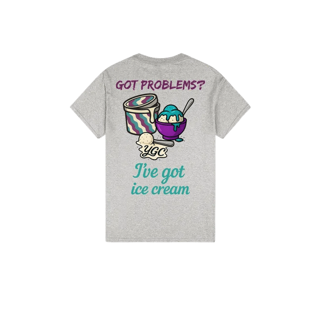 Ice Cream Fixes Everything - Classic Print Tee - You Good? Clothing