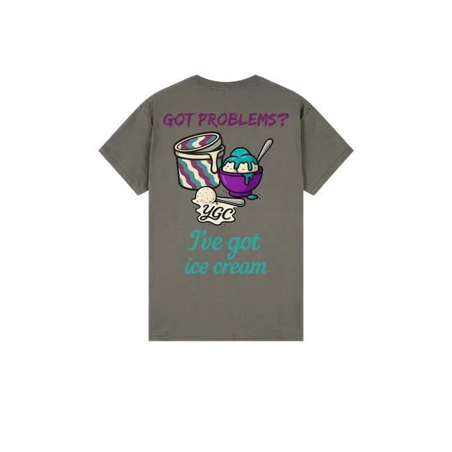 Ice Cream Fixes Everything - Classic Print Tee - You Good? Clothing
