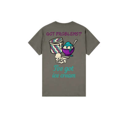Ice Cream Fixes Everything - Classic Print Tee - You Good? Clothing