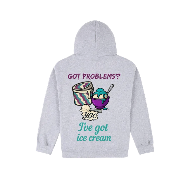 Ice Cream Fixes Everything - Heavy Blend Hoodie - You Good? Clothing