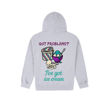 Ice Cream Fixes Everything - Heavy Blend Hoodie - You Good? Clothing