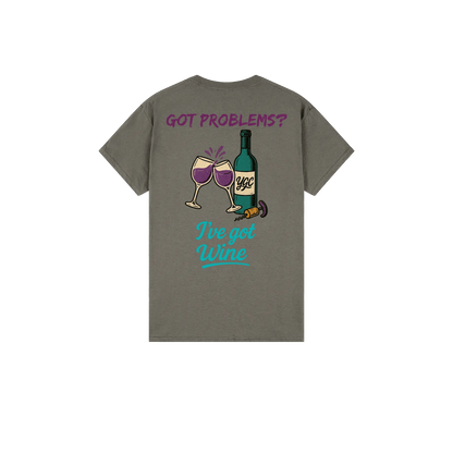 Wine fixes Everything - Classic Print Tee - You Good? Clothing