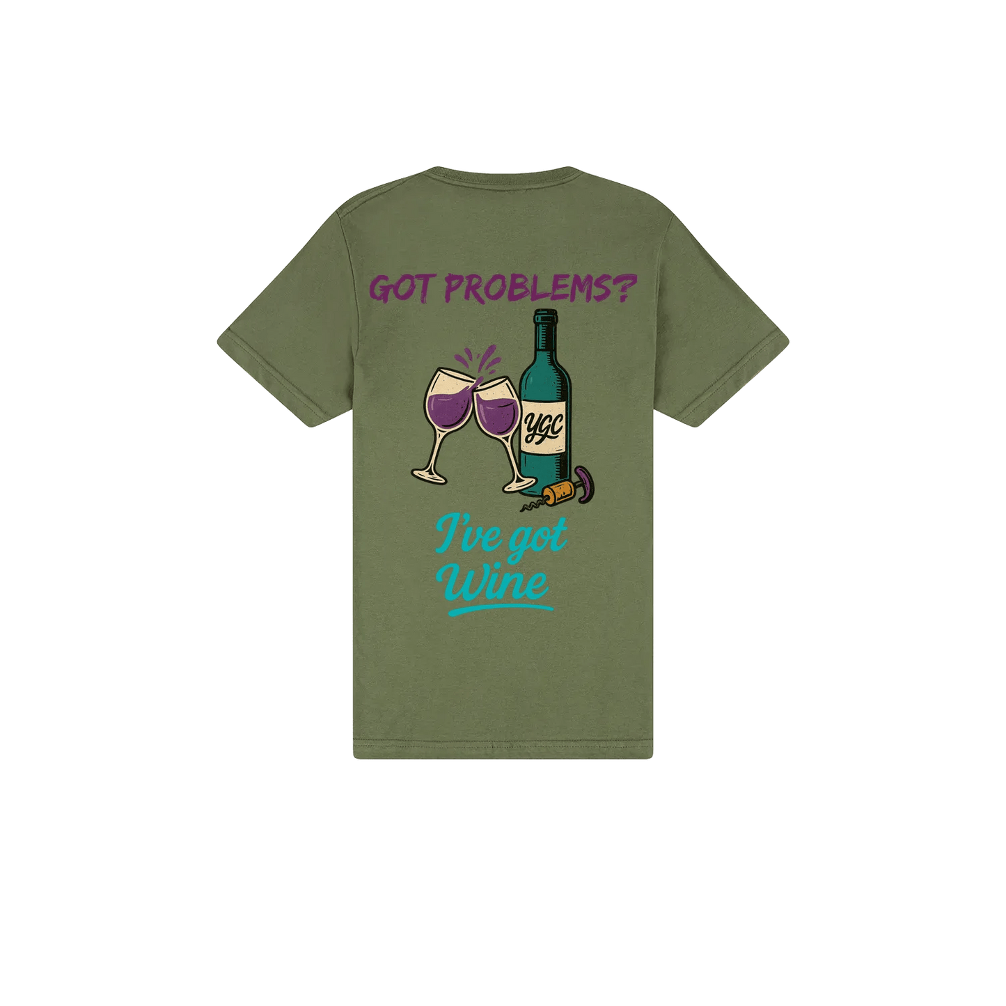 Wine fixes Everything - Classic Print Tee - You Good? Clothing