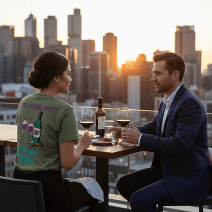 Wine fixes Everything - Classic Print Tee - You Good? Clothing