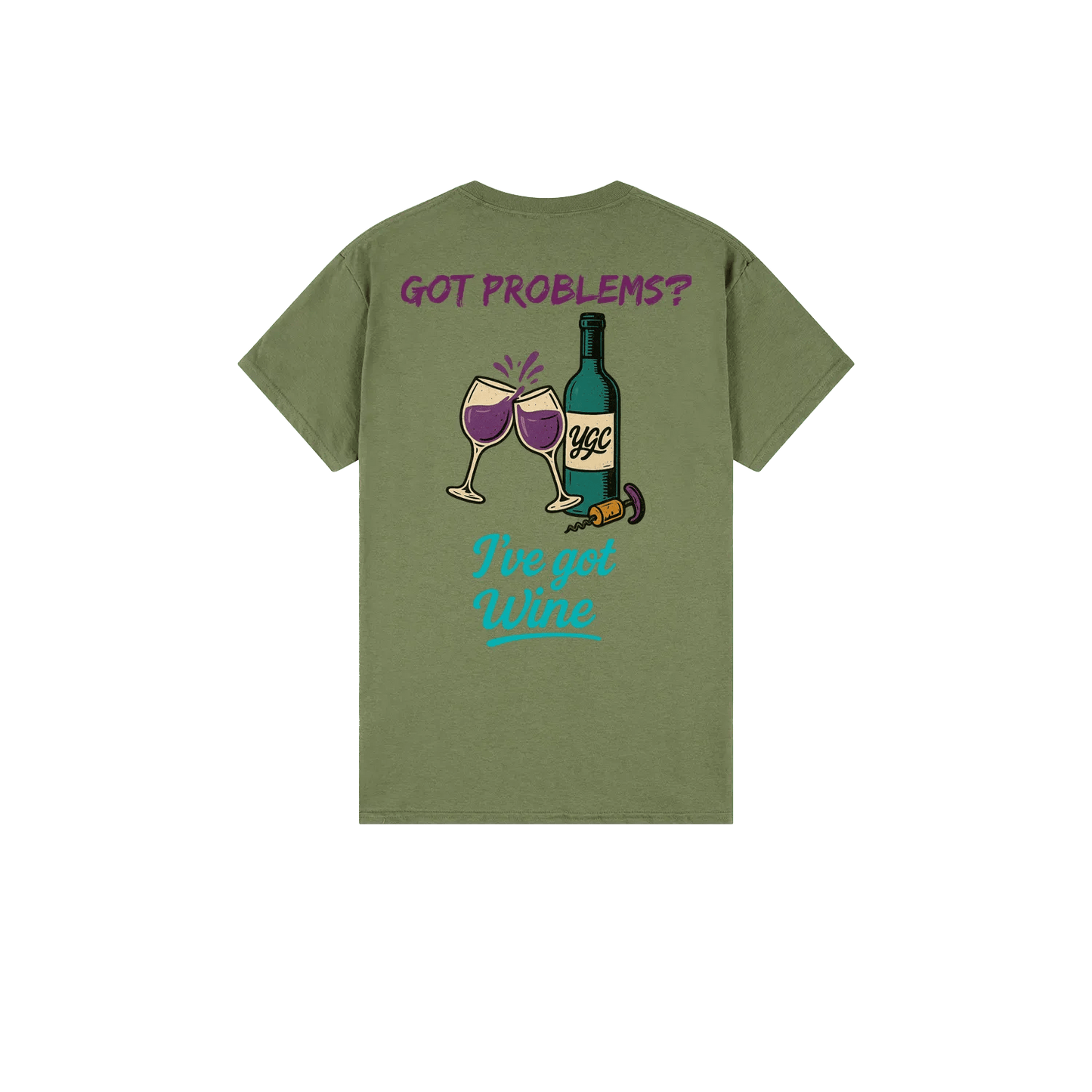 Wine fixes Everything - Classic Print Tee - You Good? Clothing