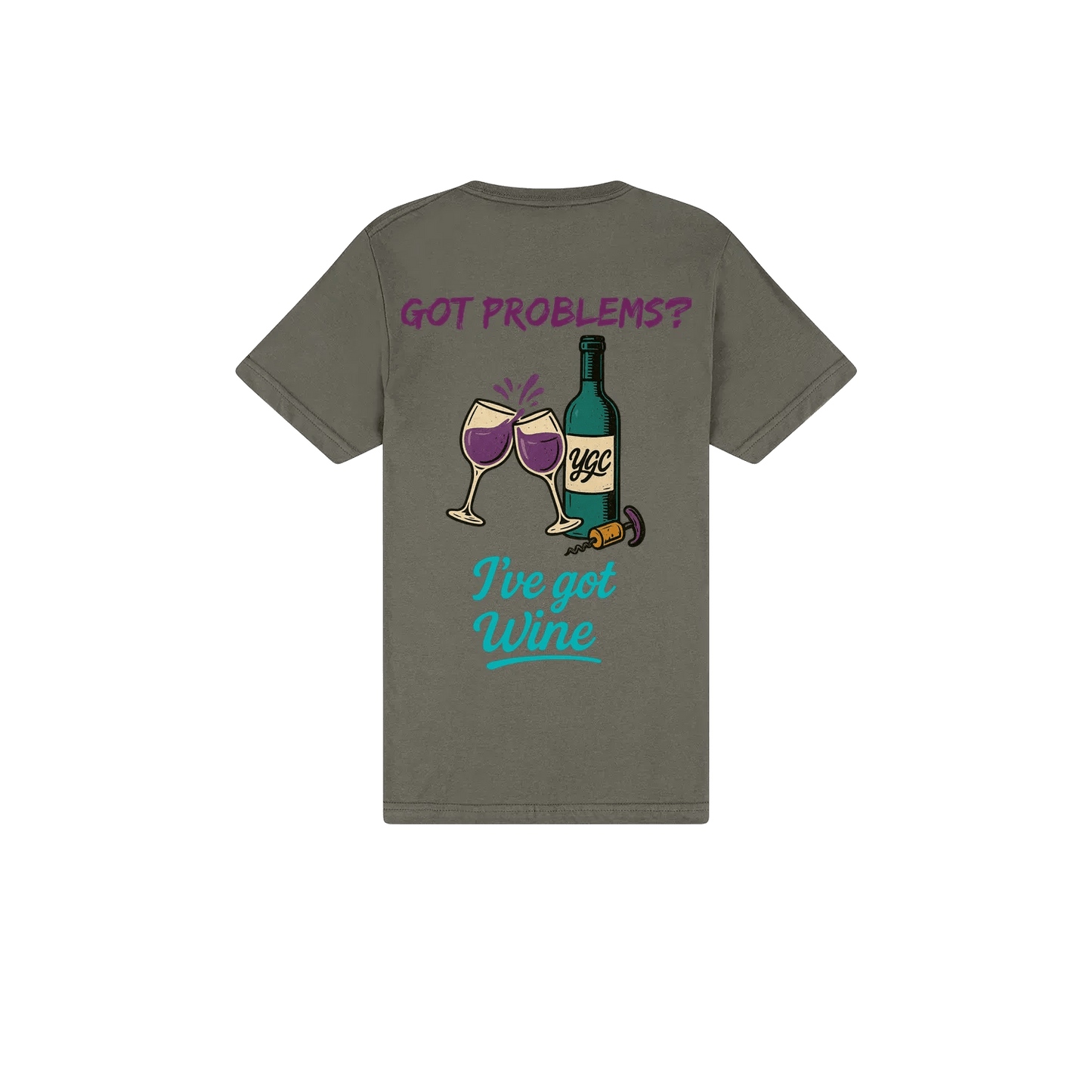 Wine fixes Everything - Classic Print Tee - You Good? Clothing