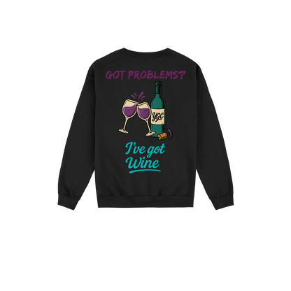 Wine fixes Everything - Heavy Blend Crewneck - You Good? Clothing