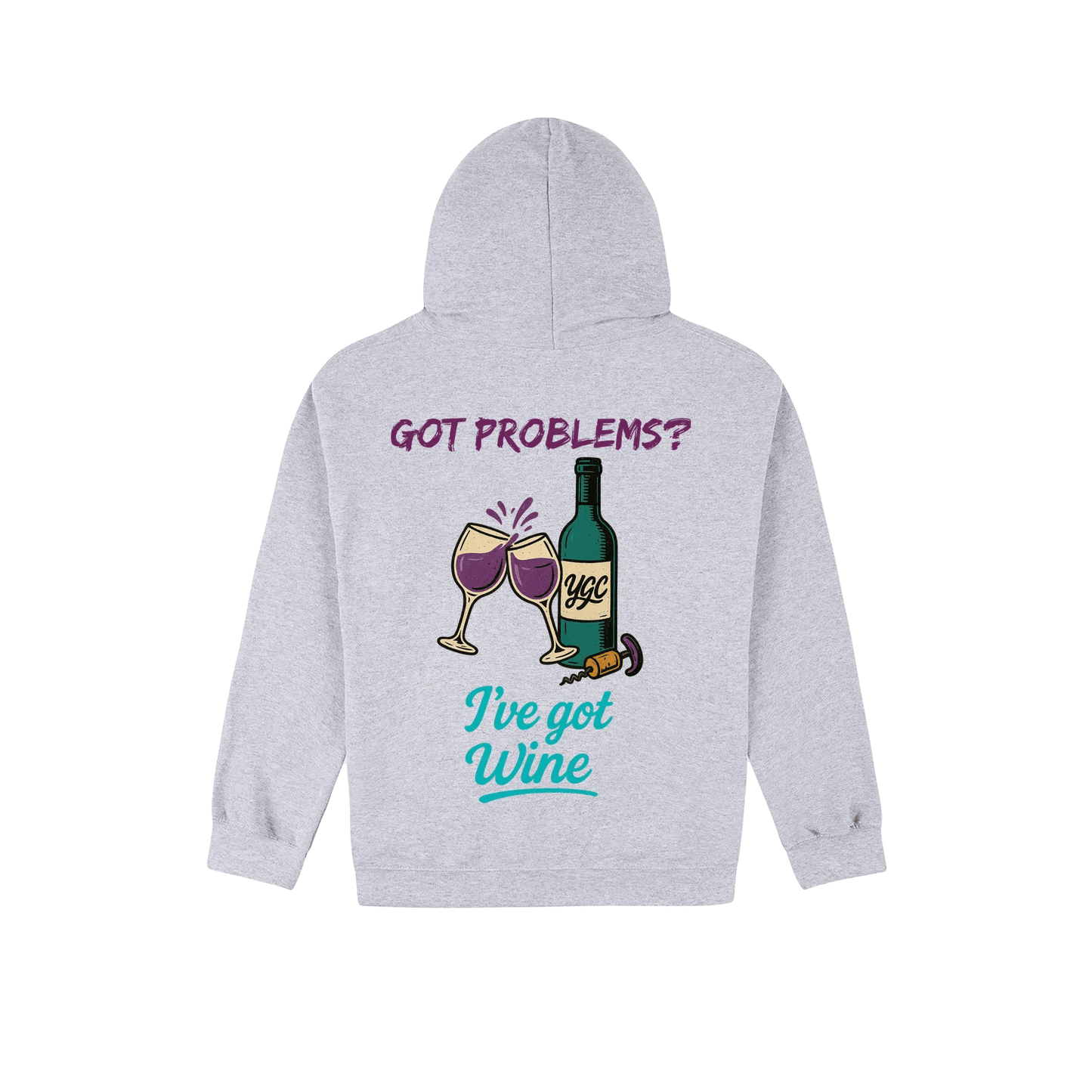Wine fixes Everything - Heavy Blend Hoodie - You Good? Clothing