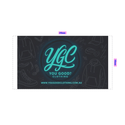 YGC Glow Logo Stubby Cooler - You Good? Clothing