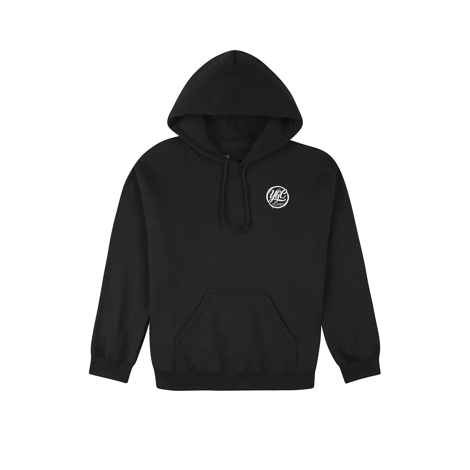 YGC Heart Logo - Heavy Blend Hoodie - You Good? Clothing