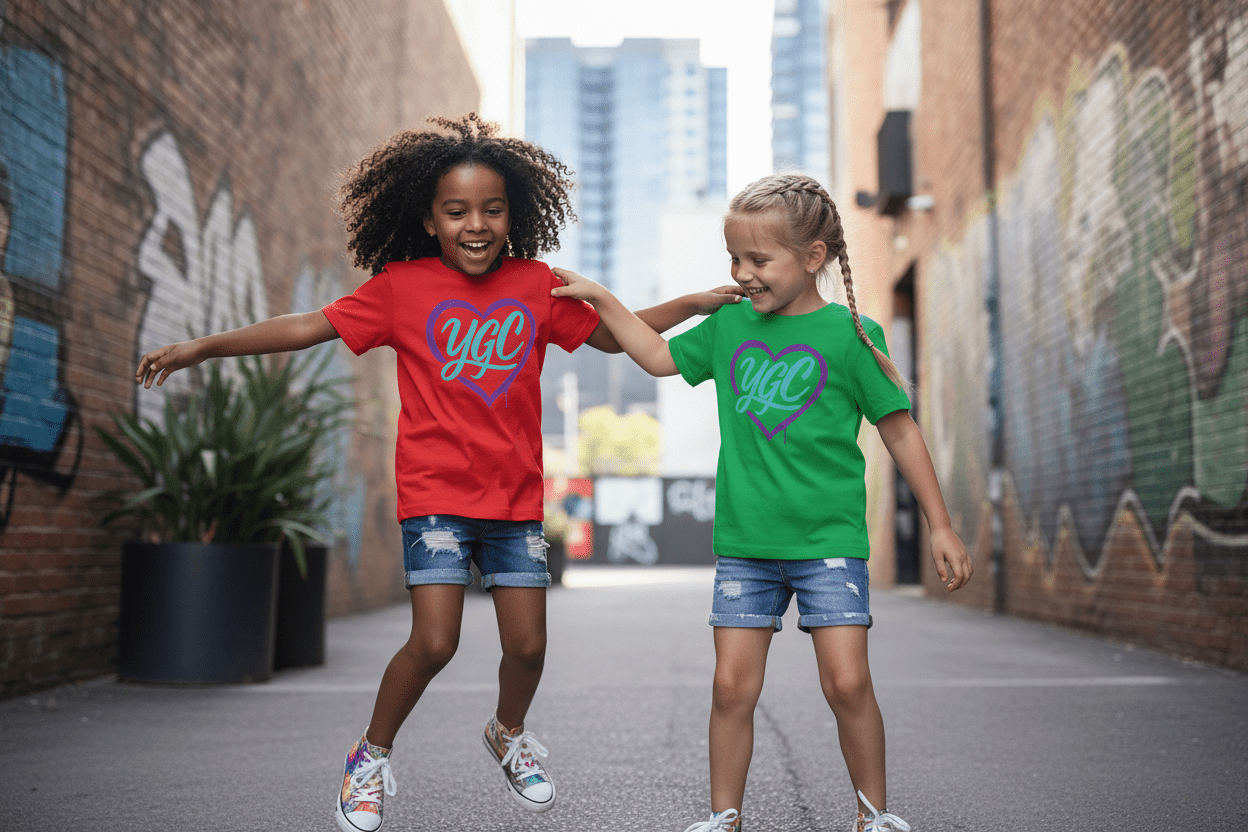 YGC Heart Youth Tee - You Good? Clothing