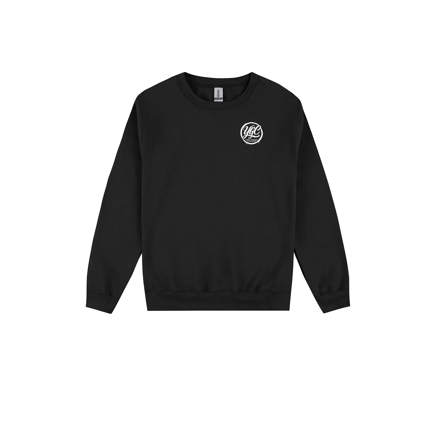 YGC White Logo - Heavy Blend Sweaters - You Good? Clothing