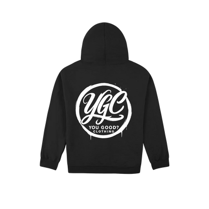 YGC White Logo - Heavy Blend Sweaters - You Good? Clothing