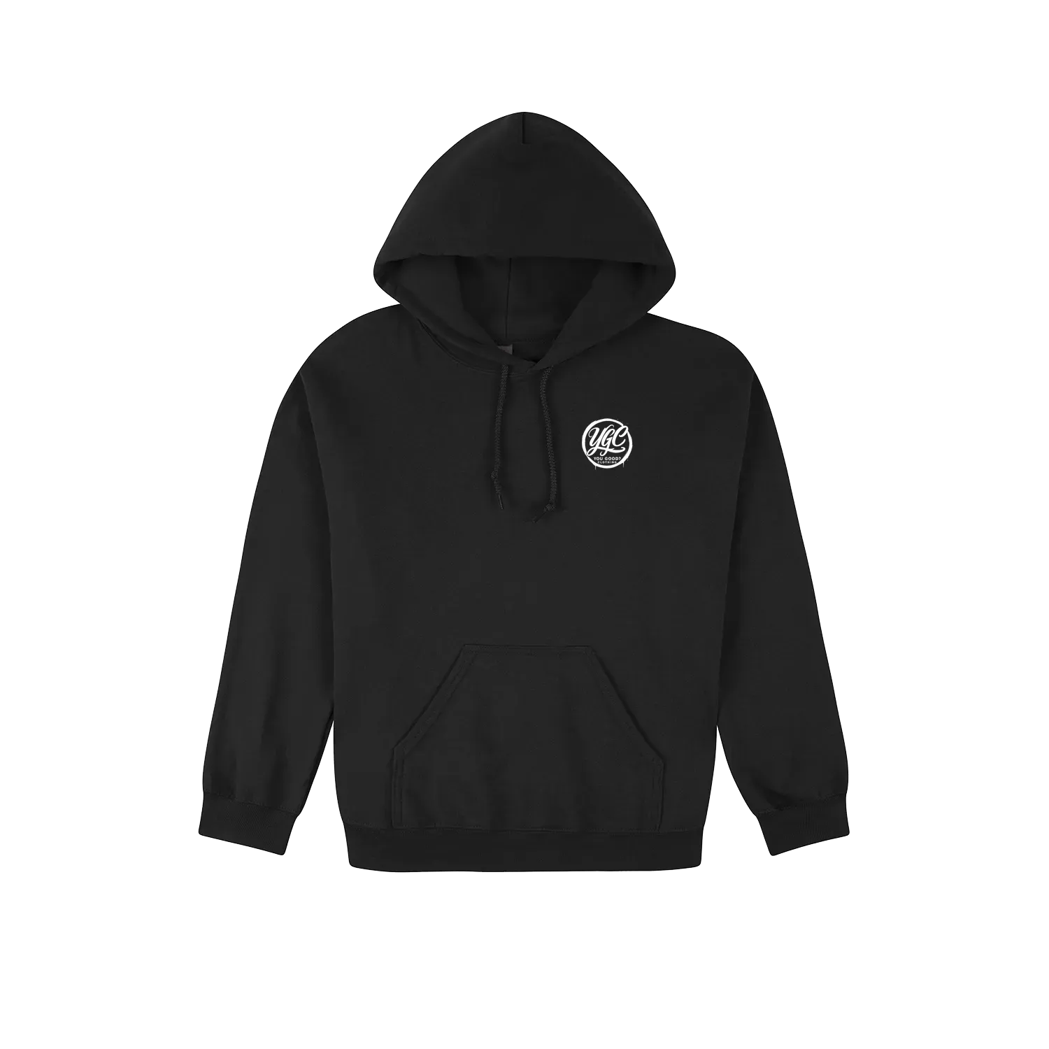 YGC White Logo - Heavy Blend Sweaters - You Good? Clothing