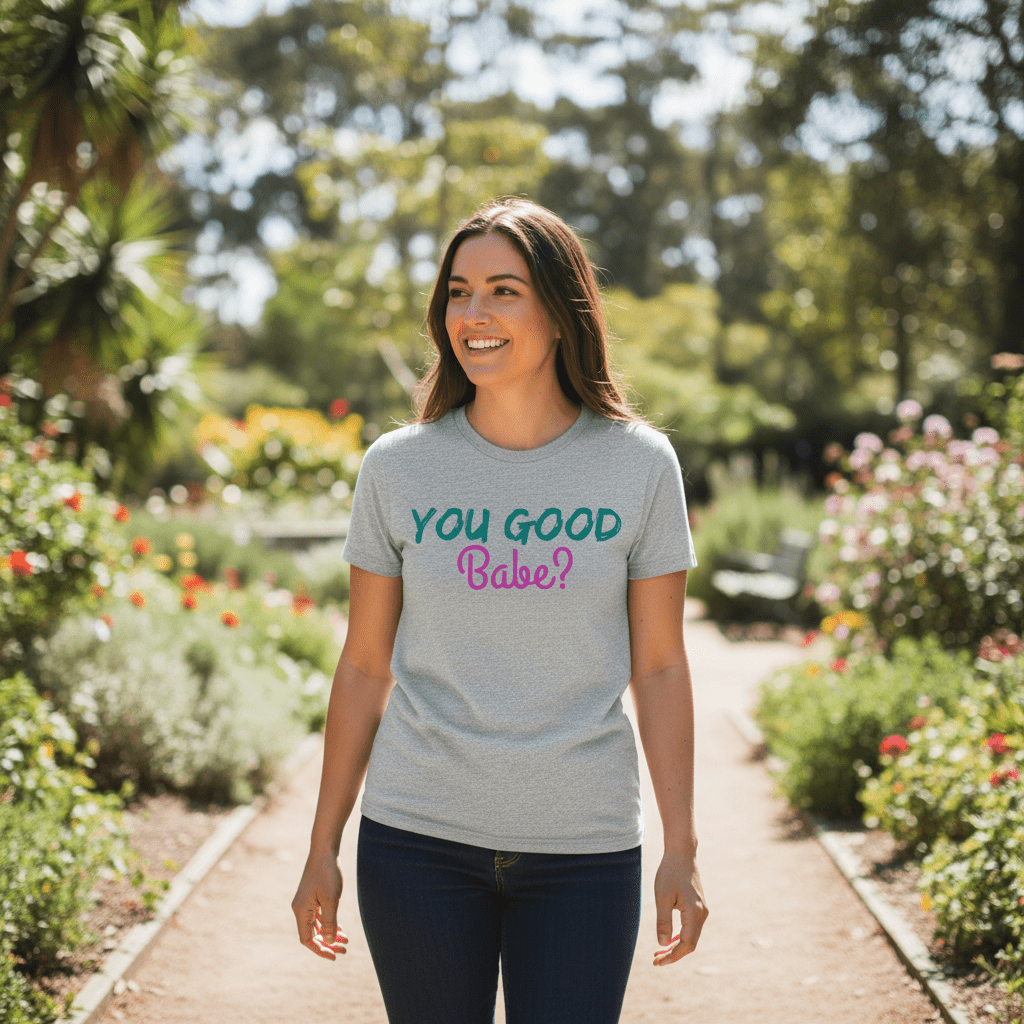 You Good Babe? Classic Print Tee - You Good? Clothing