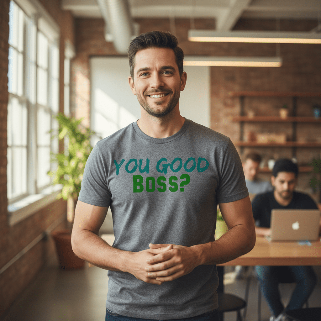 You Good Boss? Classic Print Tee - You Good? Clothing