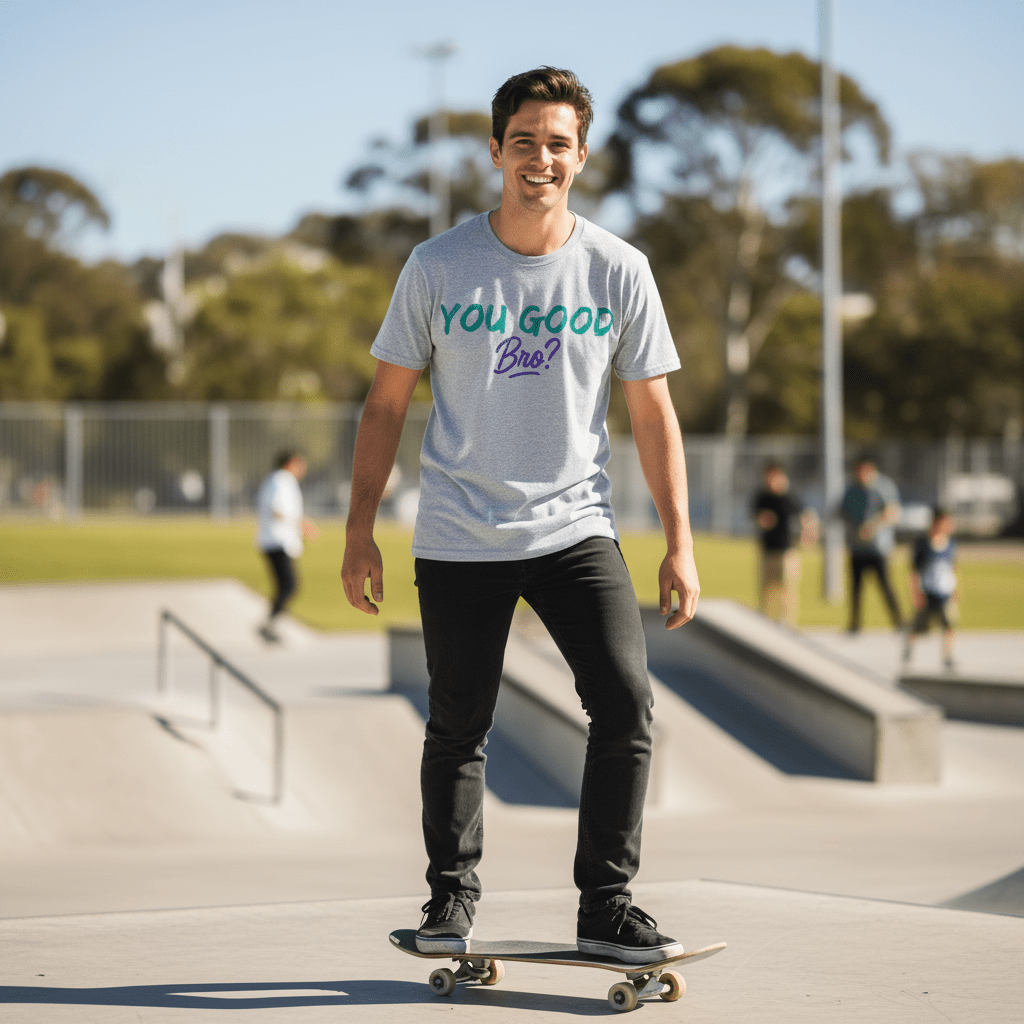 You Good Bro? Classic Print Tee - You Good? Clothing