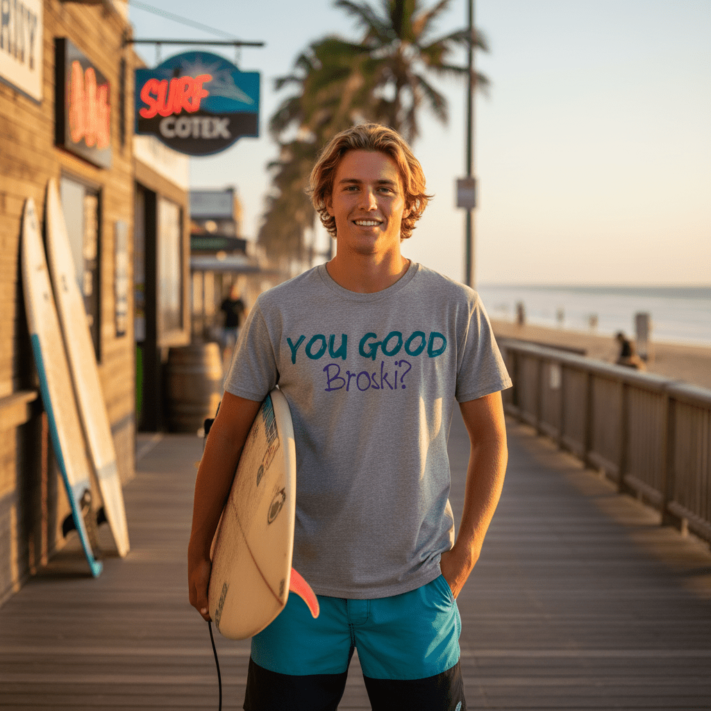 You Good Broski? Classic Print Tee - You Good? Clothing
