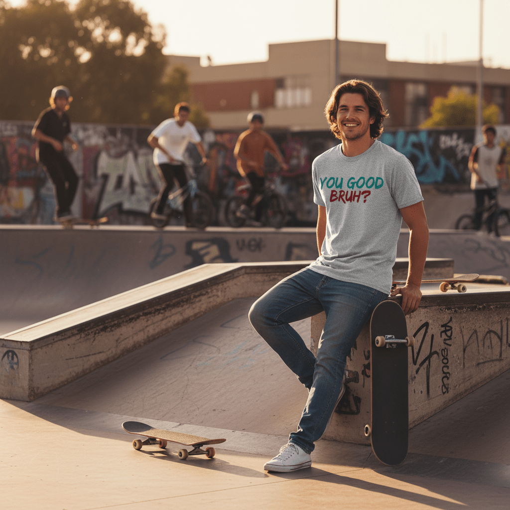 You Good Bruh? Classic Print Tee - You Good? Clothing