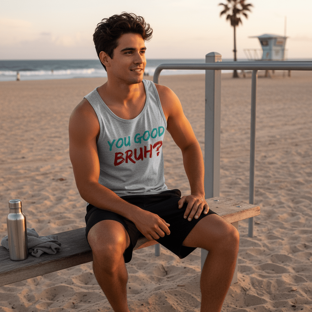 You Good Bruh? Heavy Cotton Tank - You Good? Clothing