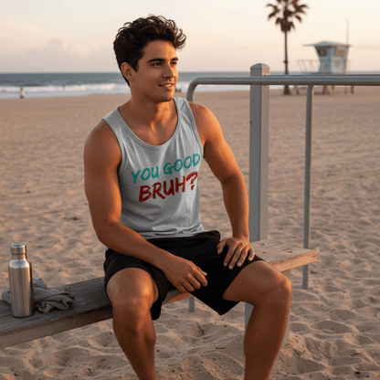 You Good Bruh? Heavy Cotton Tank - You Good? Clothing