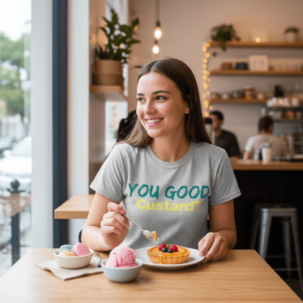 You Good Custard? Classic Print Tee - You Good? Clothing