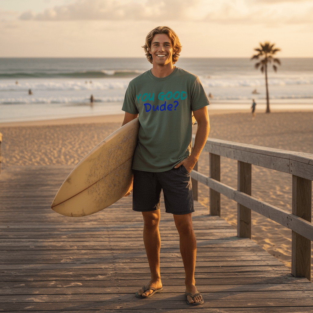 You Good Dude? Classic Print Tee - You Good? Clothing