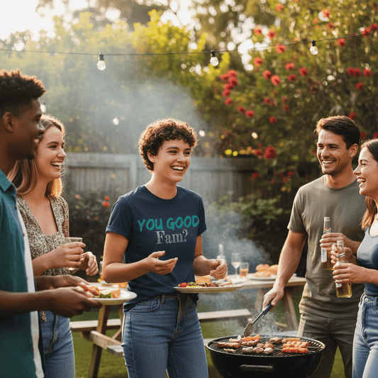 You Good Fam? Classic Print Tee - You Good? Clothing