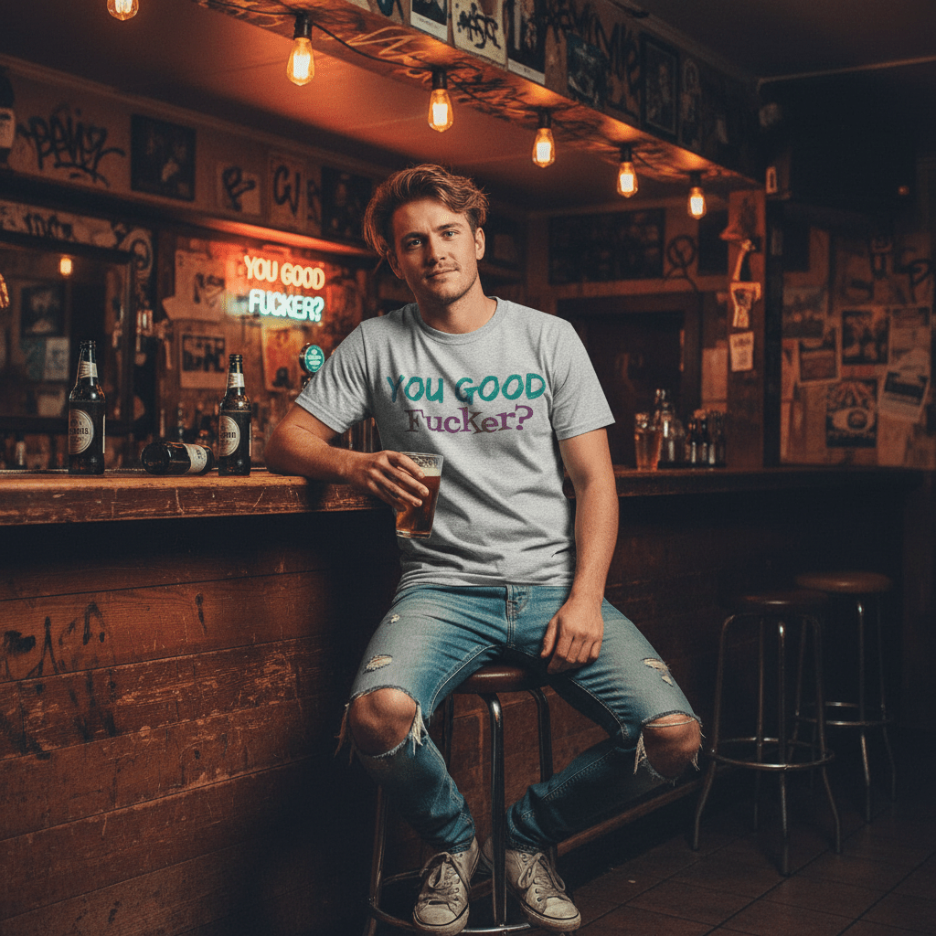 You Good F*cker? Classic Sweary Tee - You Good? Clothing