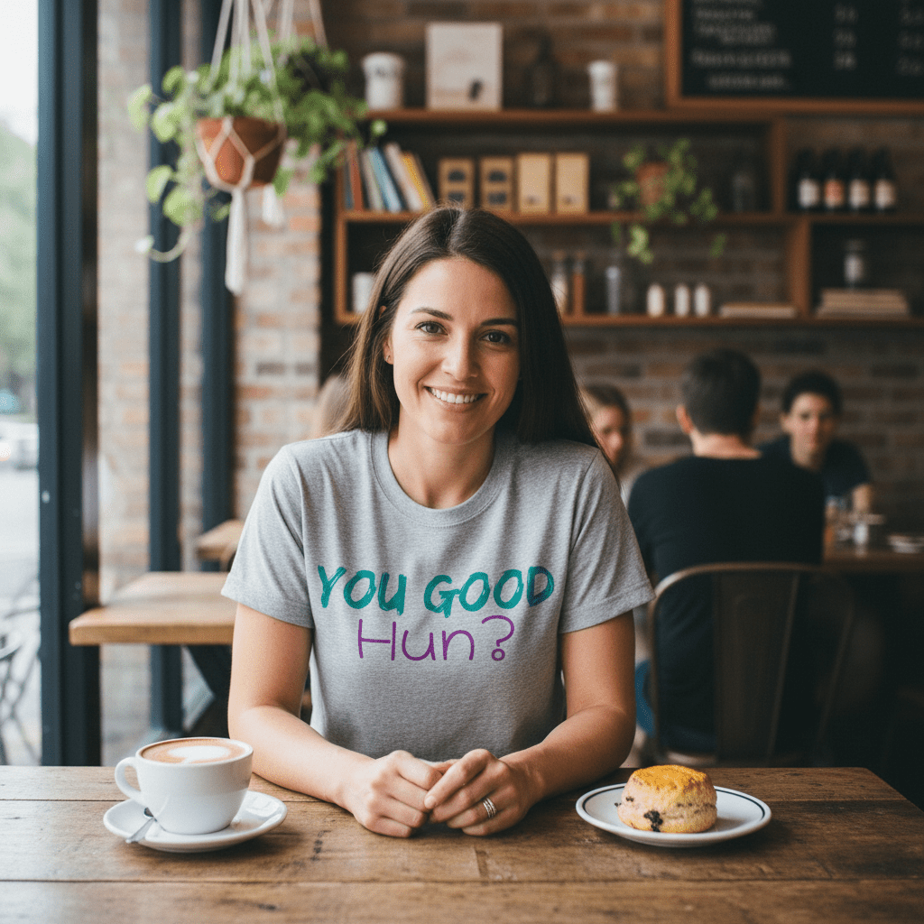 You Good Hun? Classic Print Tee - You Good? Clothing