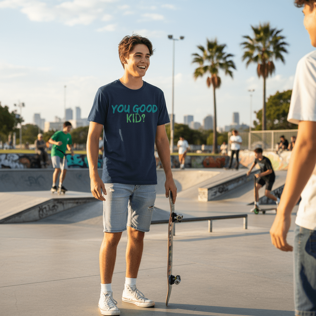 You Good Kid? Classic Print Tee - You Good? Clothing