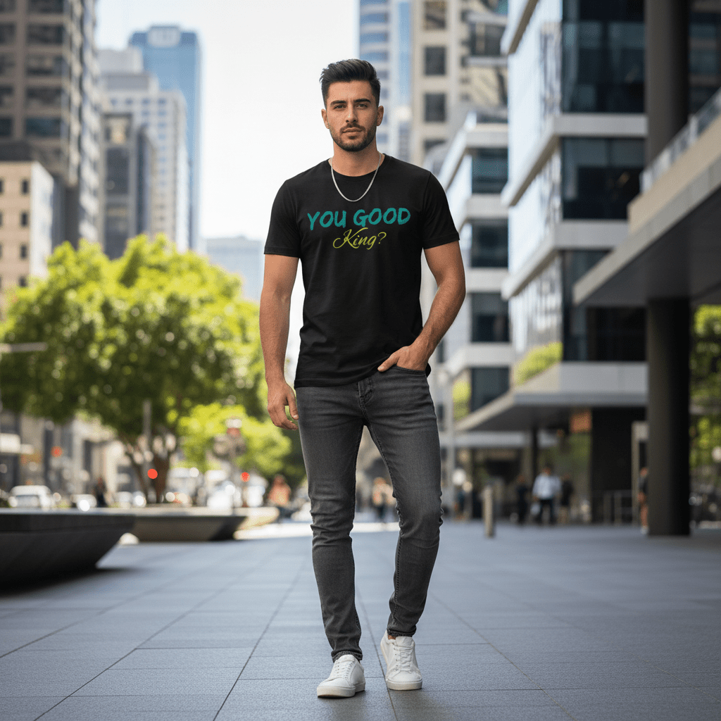 You Good King? Classic Print Tee - You Good? Clothing