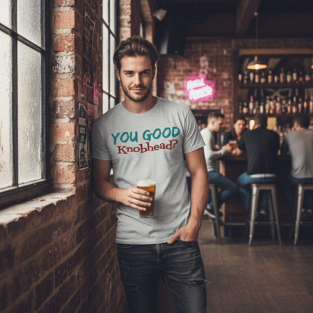 You Good Kn*bhead? Classic Sweary Tee - You Good? Clothing