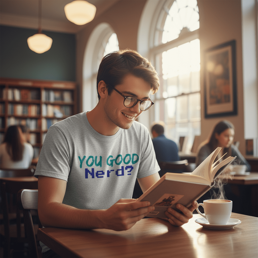 You Good Nerd? Classic Print Tee - You Good? Clothing