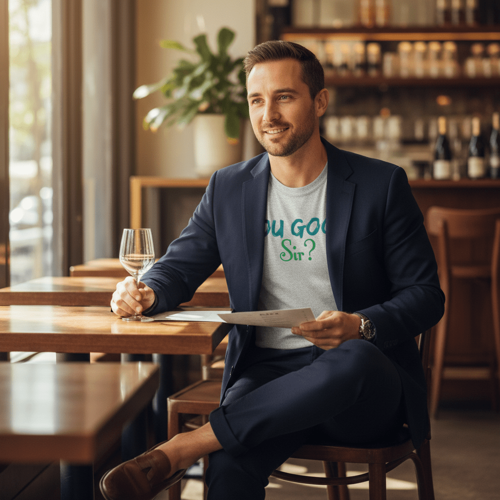 You Good Sir? Classic Print Tee - You Good? Clothing