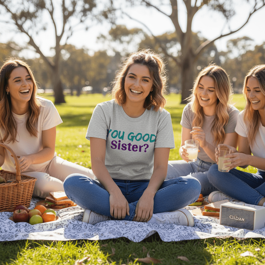 You Good Sister? Classic Print Tee - You Good? Clothing