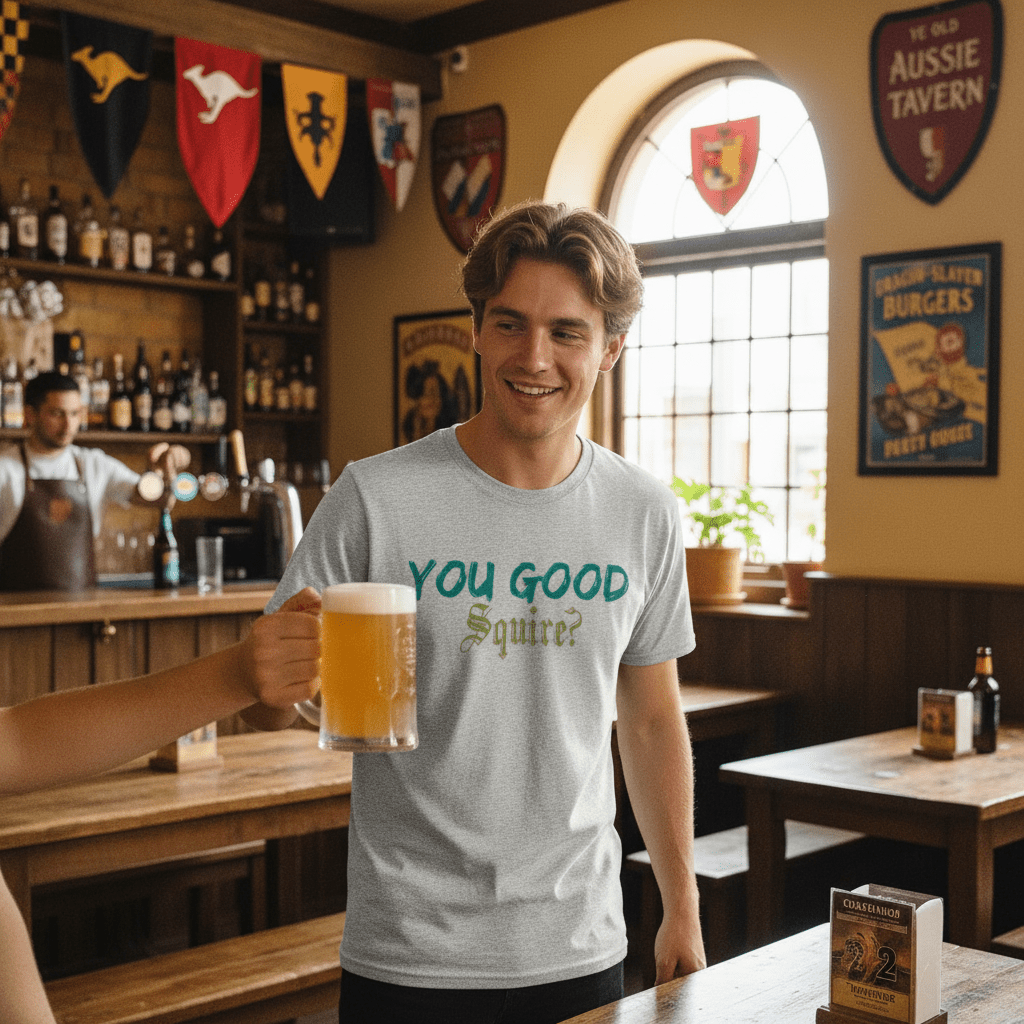 You Good Squire? Classic Print Tee - You Good? Clothing